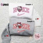 Hello Kitty Angel & Devil x Nike Couple Shirt – Cartoon & Inspired Embroidered Hoodie