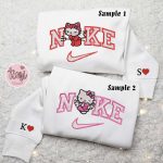 Hello Kitty Angel & Devil x Nike Couple Shirt – Cartoon & Inspired Embroidered Hoodie