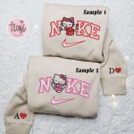 Hello Kitty Angel & Devil x Nike Couple Shirt – Cartoon & Inspired Embroidered Hoodie