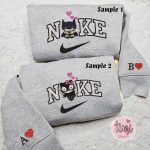 Hello Kitty Batman & Catwoman x Nike Embroidered Couple Shirt: Cute Cartoon & Inspired Hoodie