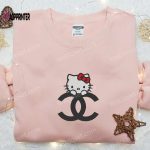 Hello Kitty Logo Embroidered Shirt: Cute & Stylish Brand Apparel