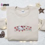 Valentine Hello Kitty Hearts x Nike Embroidered Shirt & Hoodie: Perfect Girlfriend Gift