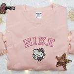 Hello Kitty Peace x Nike: Embroidered Shirt Hoodie & Sweatshirt – Cartoon & Nike Inspired Apparel