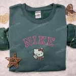 Hello Kitty Peace x Nike: Embroidered Shirt Hoodie & Sweatshirt – Cartoon & Nike Inspired Apparel