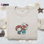 Hello Kitty Spider-Man Couple Embroidered Shirt & Marvel Superhero Movie Hoodie – Best Valentine Gift Idea