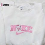 Hello Kitty x Nike Cartoon Embroidered Sweatshirt & Shirt: Stylish Nike Inspired Designs