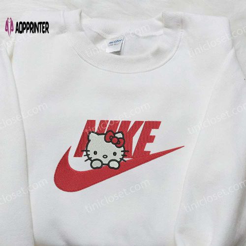 Hello Kitty x Nike Embroidered Shirt & Custom Sweatshirt – Cute Gifts for Her