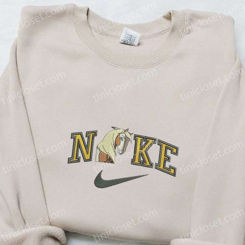 Horse x Nike Embroidered Shirt Animal Hoodie & Sweatshirt: Unique Nike Inspired Apparel