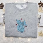 Horton Elephant Hearts Shirt & Dr Seuss Hoodie – Best Cartoon Embroidered Gift