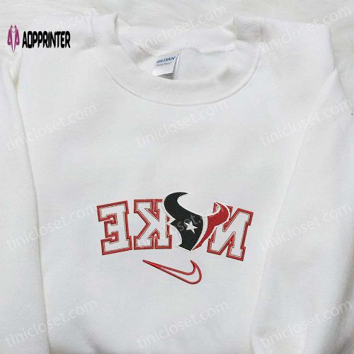 Houston Texans Nike Reverse Embroidered Shirt & Hoodie: Top NFL Sports Gift Ideas