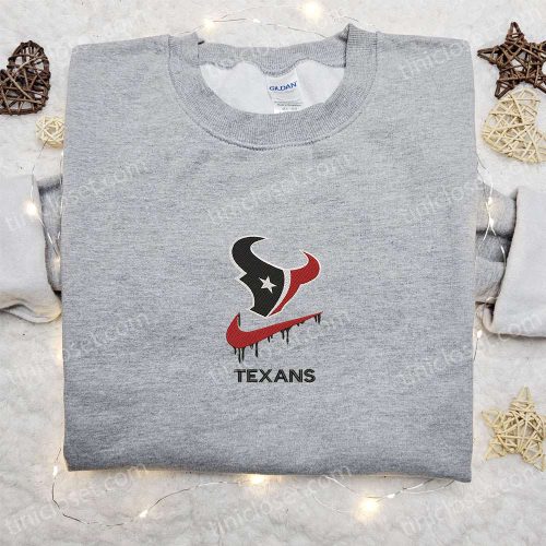 Houston Texans x Nike Swoosh Drip Shirt & NFL Sports Hoodie: Top Gift Ideas