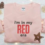 Red Era Embroidered Shirt & Celebrity Hoodie: Best Music Gift for Fans