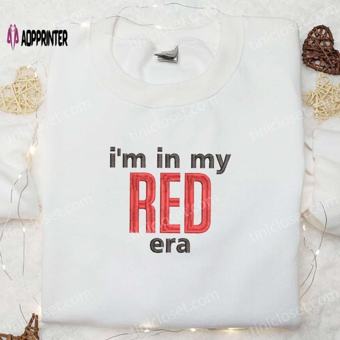 Red Era Embroidered Shirt & Celebrity Hoodie: Best Music Gift for Fans