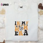 In My Basketball Mom Era Embroidered Shirt & Hoodie: Perfect Mother s Day Sports Gift