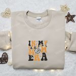 In My Basketball Mom Era Embroidered Shirt & Hoodie: Perfect Mother s Day Sports Gift