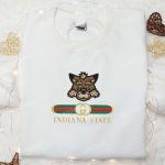 Indiana State Sycamores x Gucci Embroidered Shirt & Hoodie: Ultimate NCAA Sports Gift Idea