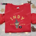 Indy Witch Embroidered Shirt & Bluey Disney Halloween Sweatshirt: Best Halloween Gift Ideas