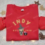 Indy Witch Embroidered Shirt & Bluey Disney Halloween Sweatshirt: Best Halloween Gift Ideas