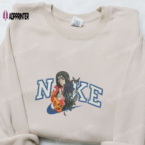 Itachi Uchiha Naruto Anime Embroidered Shirt: Stylish & Authentic Collectible – Limited Stock!