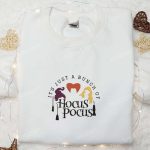 Hocus Pocus Embroidered Shirt: Best Halloween Gift for Family Spooky & Stylish