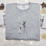 Jack and Sally Embroidered Hoodie & Nightmare Before Christmas T-shirt: Best Couples Gift Ideas