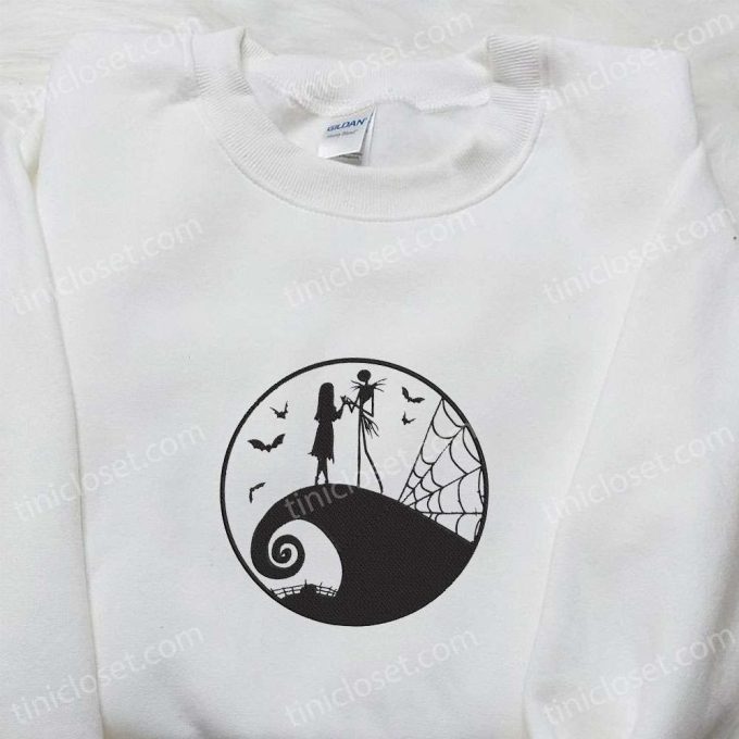 Jack and Sally Nightmare Before Christmas Sweatshirt – Best Halloween Gift Idea