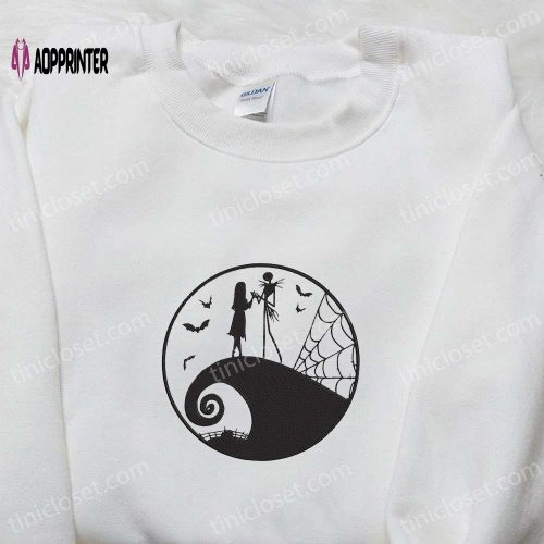 Jack and Sally Nightmare Before Christmas Sweatshirt – Best Halloween Gift Idea