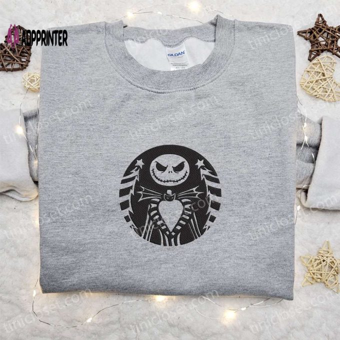 Jack Skellington Emblem Sweatshirt: Nightmare Before Christmas Shirt – Best Halloween Gift Ideas