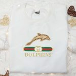 Jacksonville Dolphins x Gucci Embroidered Shirt & Hoodie: Perfect NCAA Sports Gift