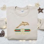 Jacksonville Dolphins x Gucci Embroidered Shirt & Hoodie: Perfect NCAA Sports Gift