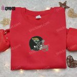 Jacksonville Jaguars Helmet Embroidered Shirt & NCAA Sports Hoodie – Ultimate Gift Idea!