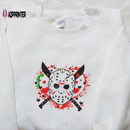 Jason Voorhees You Slay My Heart Sweatshirt – Horror Movie Hoodie Best Halloween Gift