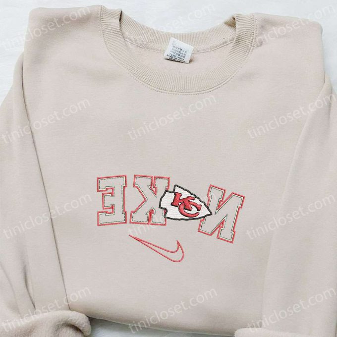 Kansas City Chiefs Nike Reverse Embroidered Shirt & Hoodie: Top Gift Ideas for NFL Sports Fans