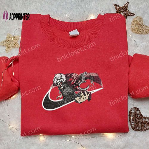 Hello Kitty Xmas x Nike Cartoon Sweatshirt & Embroidered Shirts: Cute & Nike-Inspired Apparel