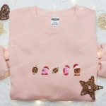 Kirby Embroidered Shirt Hoodie & Sweatshirt: Game Character Christmas Collection