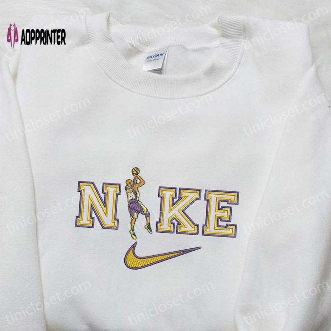 Kobe Bryant x Nike NBA Embroidered Shirt: Perfect Family Gift from Nike Sport-Inspired