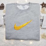 Kyrie Wings x Swoosh Embroidered Shirt & Nike Inspired Hoodie – Best Family Gift Ideas