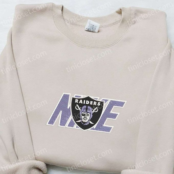 Las Vegas Raiders x Nike Embroidered Shirt – NFL Sports Hoodie