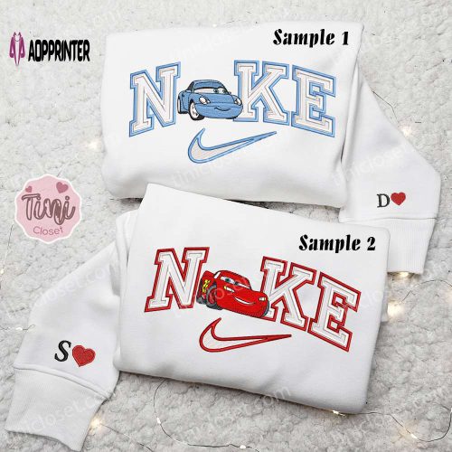 Cute Milk And Mocha Bears x Nike Couple Embroidered Shirt Hoodie Sweatshirt for Valentine s Day