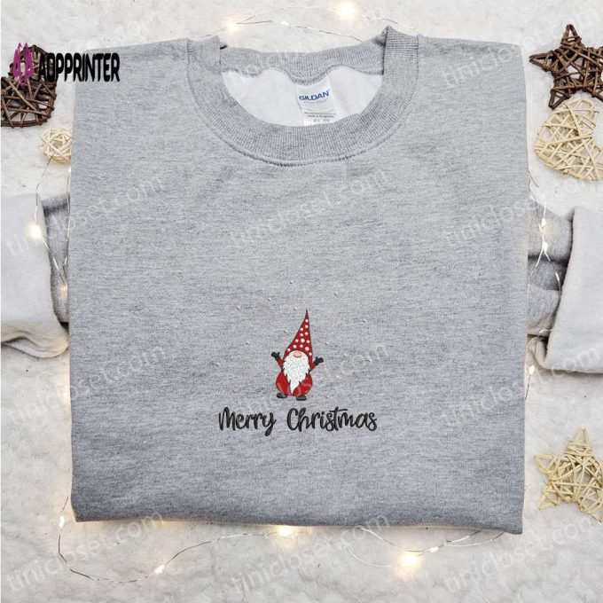 Little Gnome Merry Christmas Shirt & Hoodie: Best Family Gift Ideas