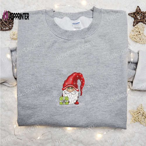 Merry Grinchmas Love Embroidered Sweatshirt & Shirt: Best Christmas Gift Ideas for Family