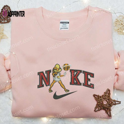 Nike x Minnie Mouse Embroidered Hoodie & Disney Characters Sweatshirt Nike Inspired Embroidered T-shirt