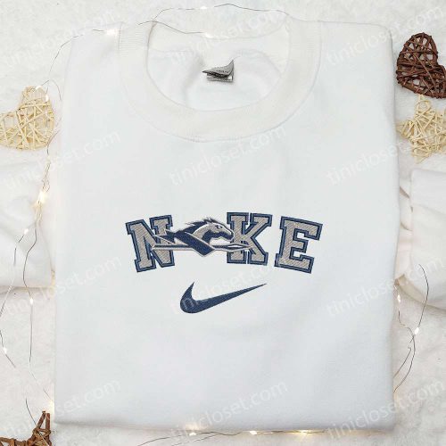 Longwood Lancers x Nike Embroidered Shirt & NCAA Sports Hoodie: The Perfect Gift Idea