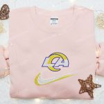 Los Angeles Rams x Nike Swoosh Embroidered Shirt – NFL Sports Hoodie