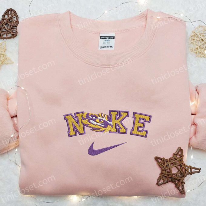 LSU Tigers Nike Embroidered Shirt & NCAA Sports Hoodie – Perfect Gift Idea