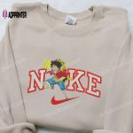 Luffy x Nike Embroidered Shirt: One Piece Inspired Nike Shirt for Fans