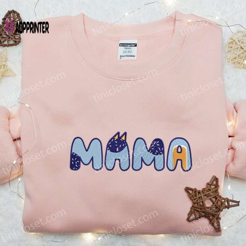 Disney Characters Embroidered Hoodie & Kanga Mom Shirt: Best Mother s Day Gift