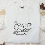 Mama Bear Embroidered Shirt & Hoodie: Perfect Mother s Day Gift We Bare Bears Design