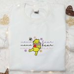 Mama Bear Winnie the Pooh Embroidered Shirt & Hoodie: Perfect Mother s Day Gift for Mom