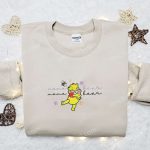 Mama Bear Winnie the Pooh Embroidered Shirt & Hoodie: Perfect Mother s Day Gift for Mom